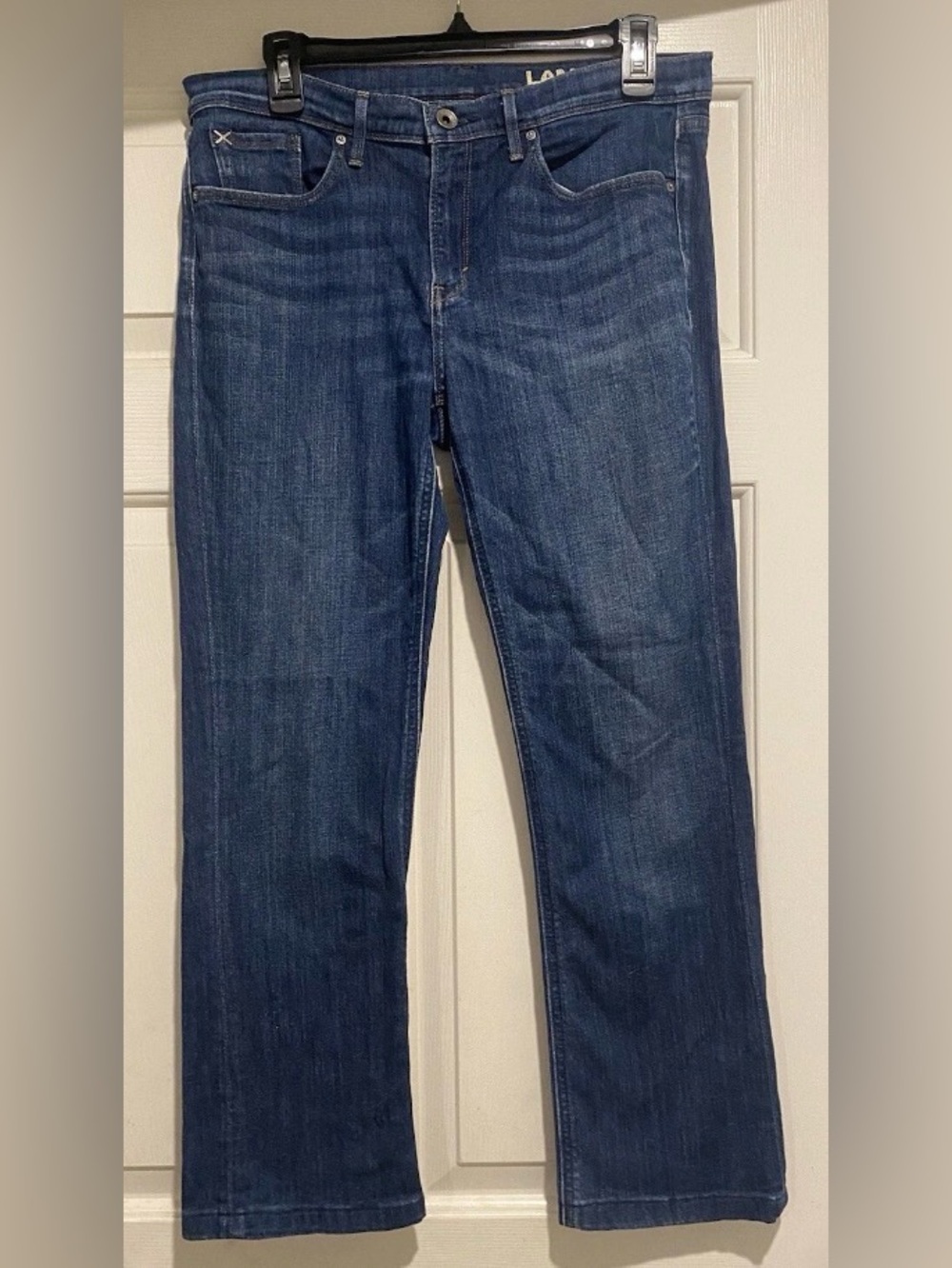 Lamb & Flag Denim Jeans Bootcut Women’s Size 12 R 31 Blue Dark Wash NEW